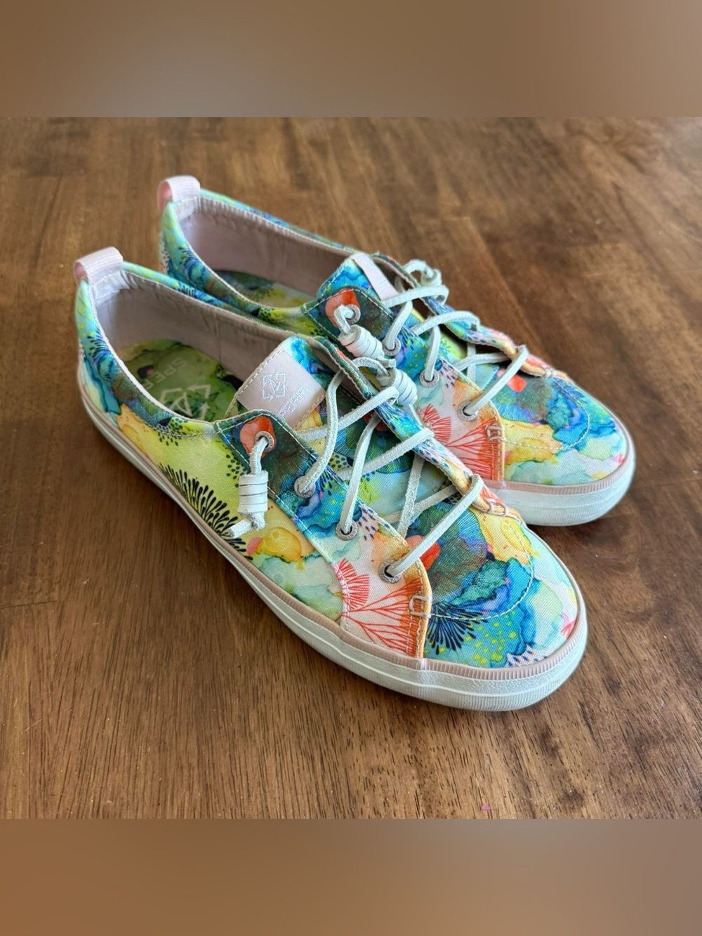 Sperry x Yellena James Women's Crest Vibe Multicolored Sneakers Size 10
